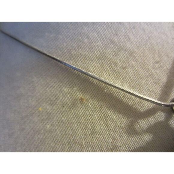 Silver Tone Dolphin Necklace Ocean Abalone Pendant Chain - Picture 6 of 13